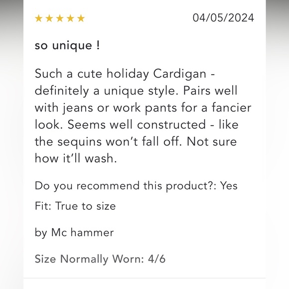 Anthropologie NWT Maeve Patterned Sequin Cardigan size M. - Picture 9 of 10